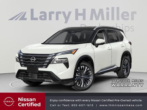 Wht Blk Roof 2024 Nissan Rogue Platinum