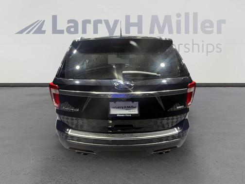 Black 2018 Ford Explorer Platinum