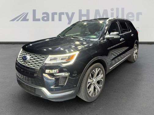 Black 2018 Ford Explorer Platinum