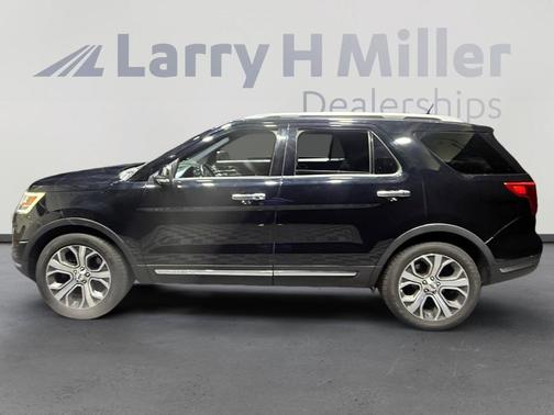 Black 2018 Ford Explorer Platinum
