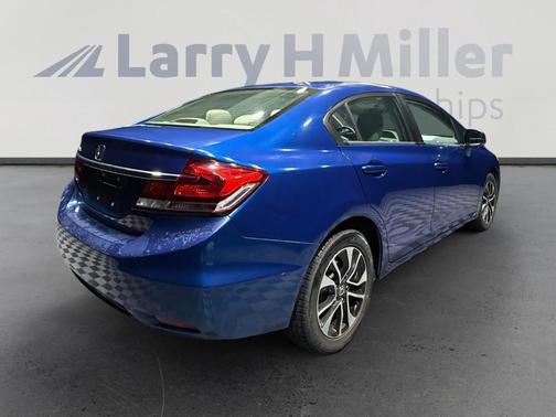 Blue 2013 Honda Civic EX
