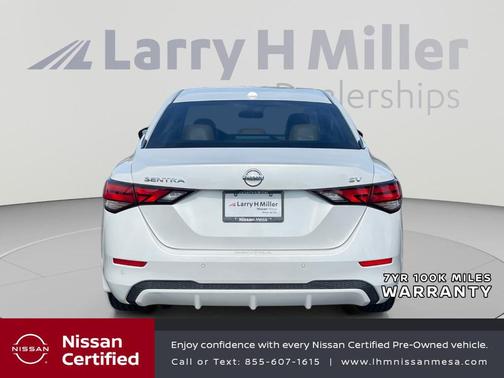 Aspen White 2021 Nissan Sentra SV