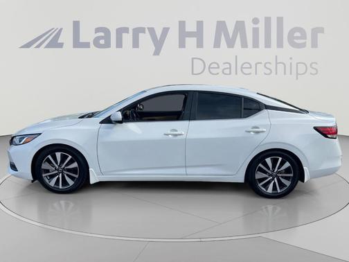 Aspen White 2021 Nissan Sentra SV