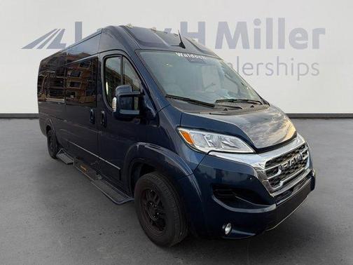 Patriot Blue Pearlcoat 2023 RAM ProMaster 3500 Window Van High Roof