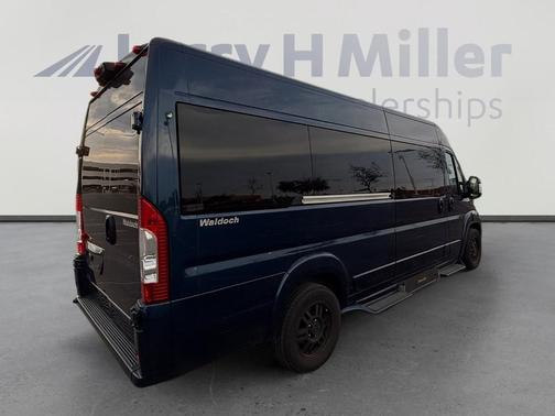 Patriot Blue Pearlcoat 2023 RAM ProMaster 3500 Window Van High Roof