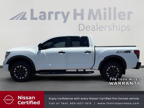Glacier White 2024 Nissan Titan PRO-4X
