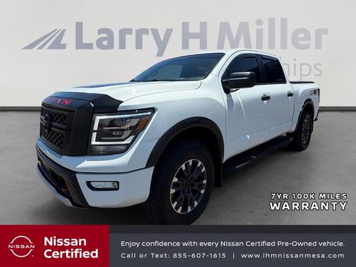 Glacier White 2024 Nissan Titan PRO-4X