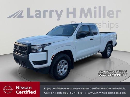 Glacier White 2025 Nissan Frontier S