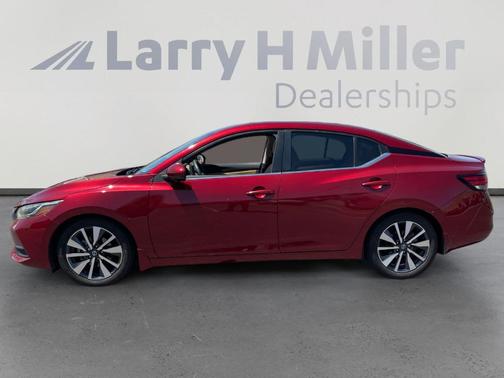 Scarlet Ember 2020 Nissan Sentra SV