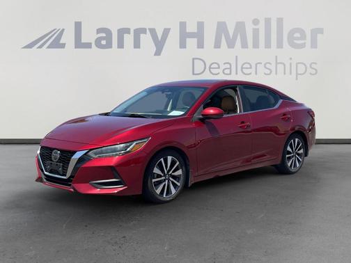 Scarlet Ember 2020 Nissan Sentra SV