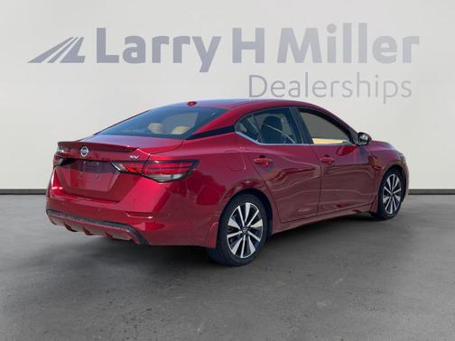 Scarlet Ember 2020 Nissan Sentra SV