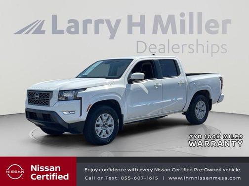 Glacier White 2024 Nissan Frontier SV