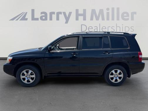 Black 2007 Toyota Highlander Sport