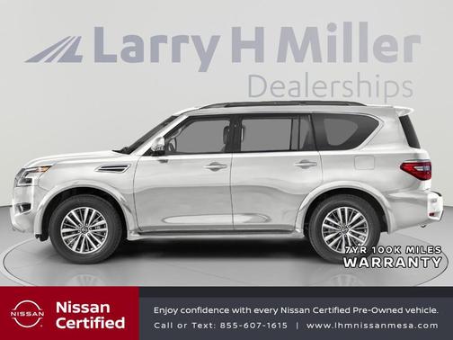 Aspen White 2023 Nissan Armada SL