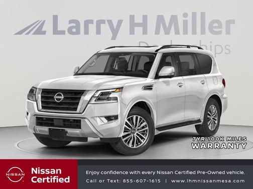 Aspen White 2023 Nissan Armada SL