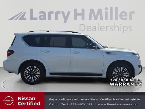 Aspen White 2023 Nissan Armada SL
