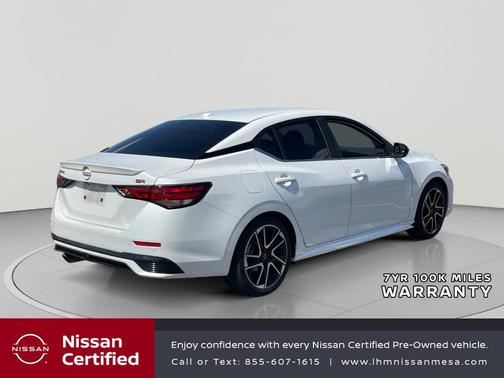 Aspen White 2024 Nissan Sentra SR