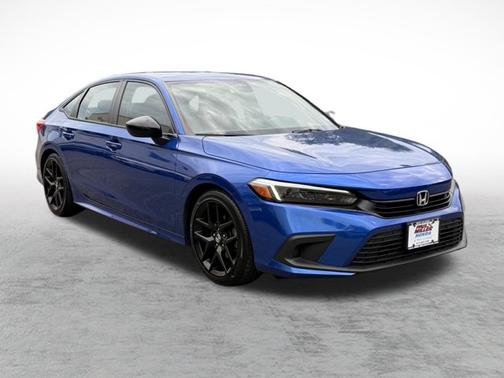 Aegean Blue Metallic 2022 Honda Civic
