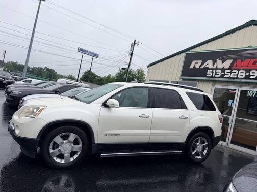 Orange 2008 GMC Acadia SLT-2