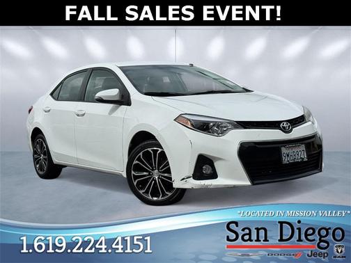 2016 Toyota Corolla S Plus