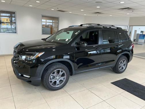 Crystal Black Pearl 2024 Honda Passport AWD TrailSport