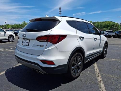 Frost White Pearl 2017 Hyundai Santa Fe Sport 2.0L Turbo Ultimate
