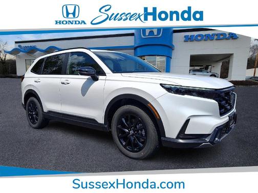 Platinum White Pearl 2026 Honda CR-V Hybrid Sport