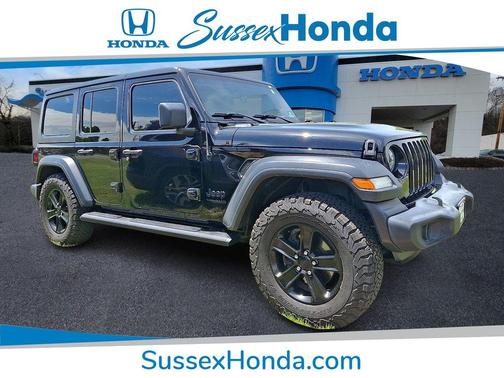 Black Clearcoat 2020 Jeep Wrangler Unlimited Sport Altitude