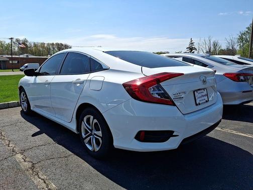 White Orchid Pearl 2018 Honda Civic LX