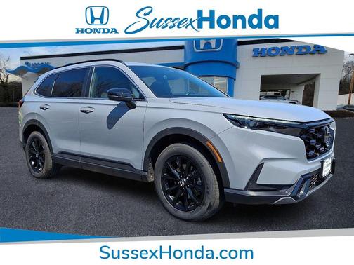 Gray 2025 Honda CR-V Hybrid Sport