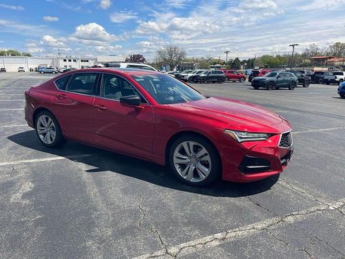 Performance Red Pearl 2023 Acura TLX Technology