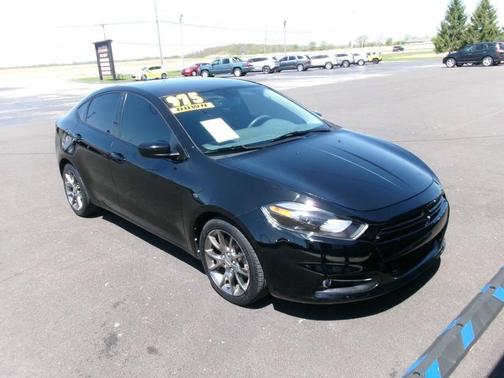 Black 2013 Dodge Dart SE