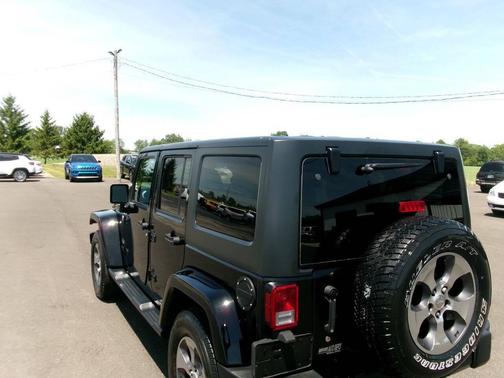 Black 2017 Jeep Wrangler Unlimited Sahara