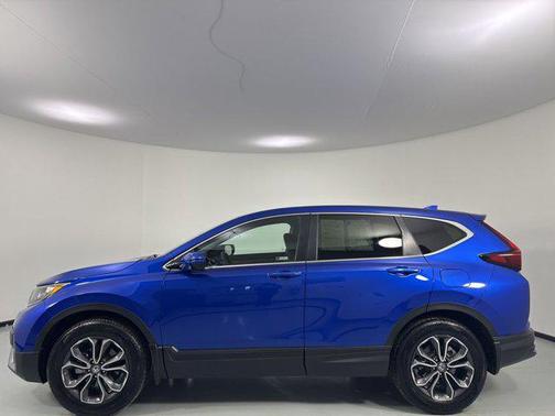 Aegean Blue Metallic 2021 Honda CR-V AWD EX-L