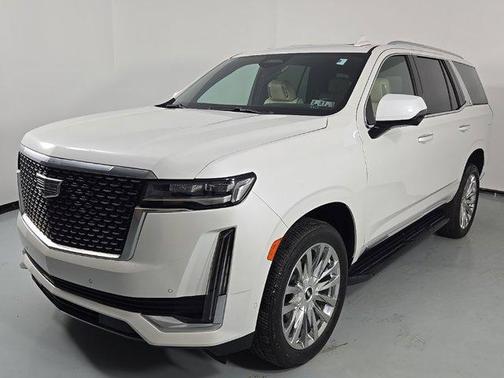 Crystal White Tricoat 2021 Cadillac Escalade Premium Luxury