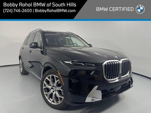 Black Sapphire Metallic 2025 BMW X7 xDrive40i