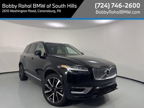Onyx Black Metallic 2024 Volvo XC90 B6 Plus Bright Theme 6-Seater
