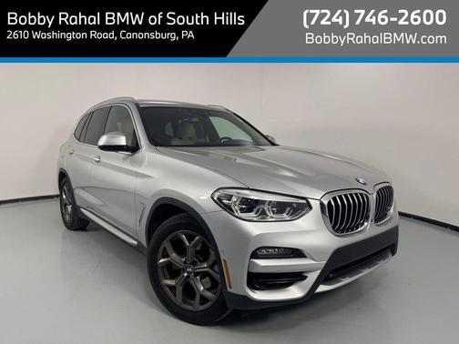 Glacier Silver Metallic 2021 BMW X3 xDrive30i
