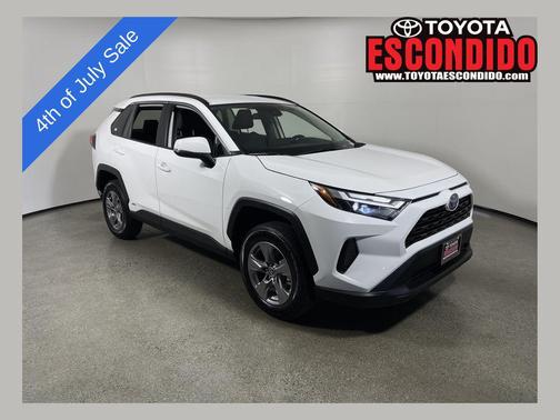Ice Cap 2024 Toyota RAV4 Hybrid XLE