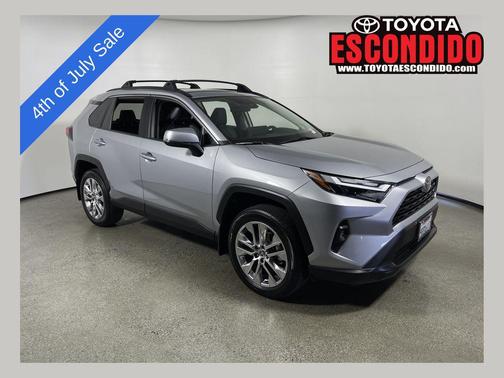 Silver Sky Metallic 2025 Toyota RAV4 XLE Premium
