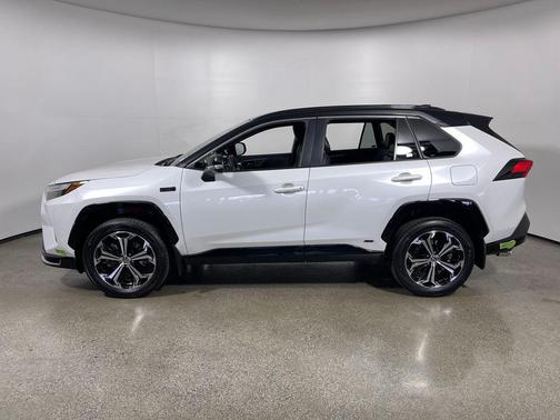 Wind Chill Pearl/Midnight Black Metallic 2023 Toyota RAV4 Prime XSE