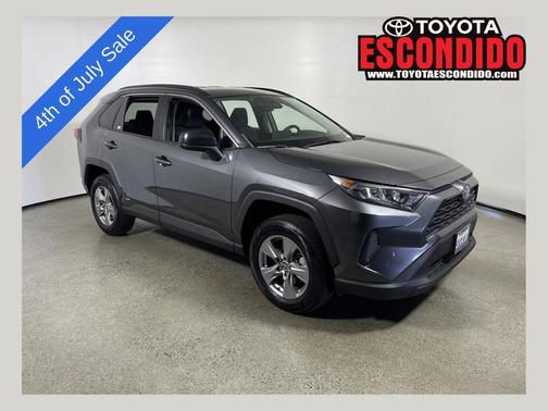 Magnetic Gray Metallic 2022 Toyota RAV4 Hybrid LE