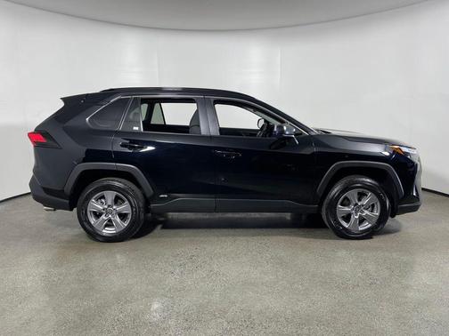 Midnight Black Metallic 2025 Toyota RAV4 Hybrid SE