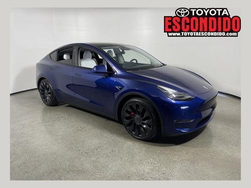 Deep Blue Metallic 2022 Tesla Model Y Performance Dual Motor All-Wheel Drive