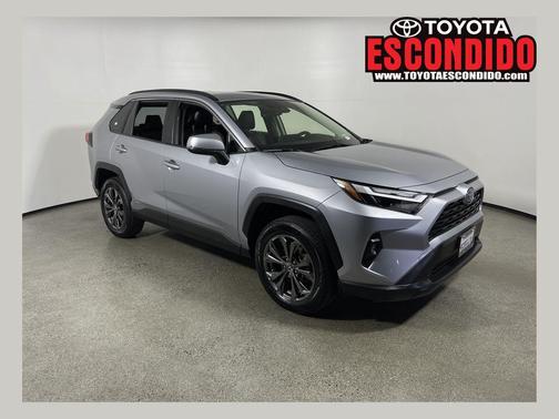 Silver Sky Metallic 2023 Toyota RAV4 Hybrid XLE Premium