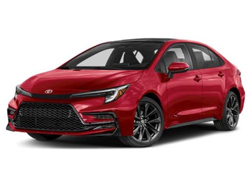 Ruby Flare Pearl/Midnight Black Metallic 2026 Toyota Corolla XSE
