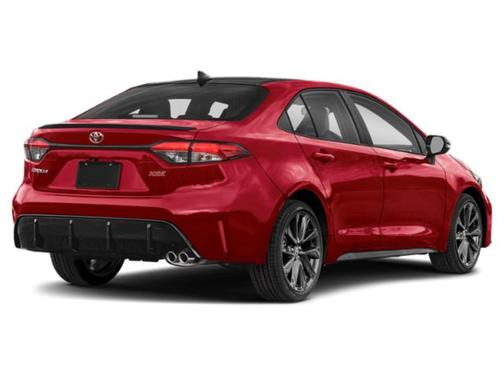 Ruby Flare Pearl/Midnight Black Metallic 2026 Toyota Corolla XSE