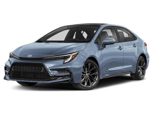 Celestite/Midnight Black Metallic 2026 Toyota Corolla XSE