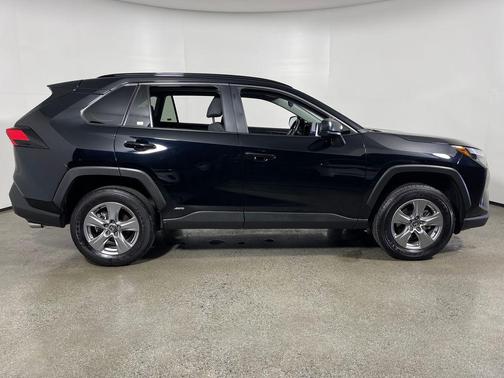 Midnight Black Metallic 2025 Toyota RAV4 Hybrid SE