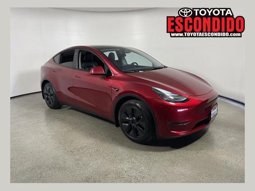 Ultra Red 2025 Tesla Model Y Long Range Dual Motor All-Wheel Drive